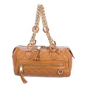 Marc Jacobs Lambskin Purse with Dramatic Gold Chain details! Gently Worn